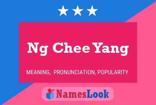 Póster del nombre Ng Chee Yang