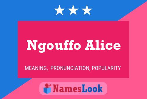 Póster del nombre Ngouffo Alice