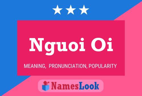 Póster del nombre Nguoi Oi