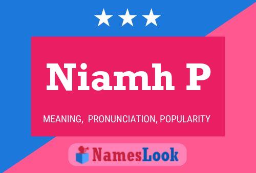 Póster del nombre Niamh P