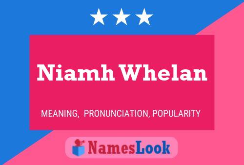 Póster del nombre Niamh Whelan