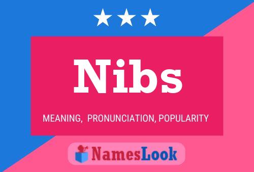 Póster del nombre Nibs