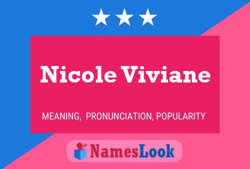 Póster del nombre Nicole Viviane