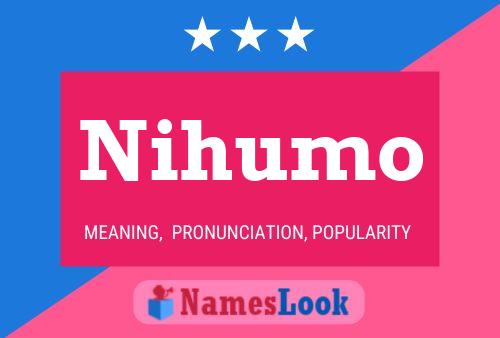 Póster del nombre Nihumo