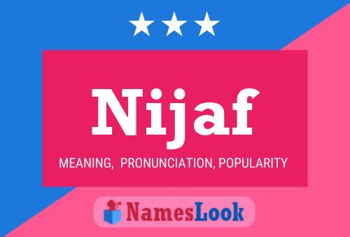 Póster del nombre Nijaf