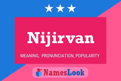 Póster del nombre Nijirvan