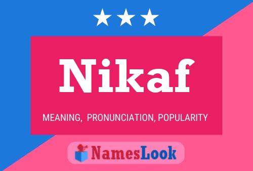 Póster del nombre Nikaf