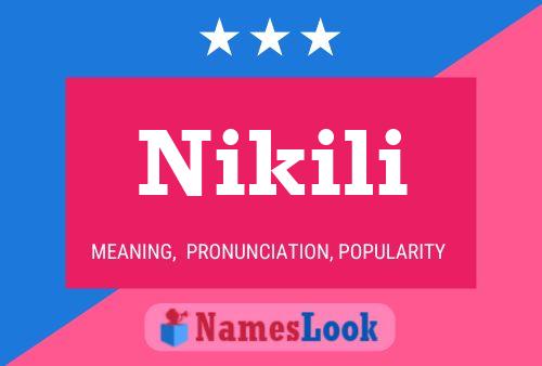 Póster del nombre Nikili