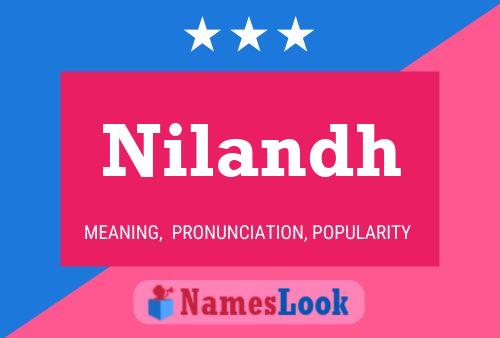 Póster del nombre Nilandh