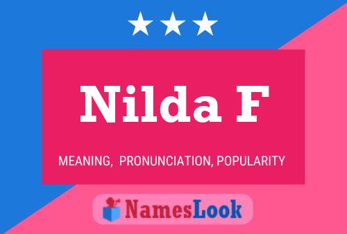 Póster del nombre Nilda F