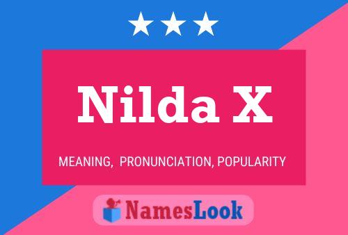 Póster del nombre Nilda X