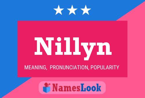 Póster del nombre Nillyn