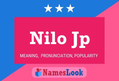 Póster del nombre Nilo Jp