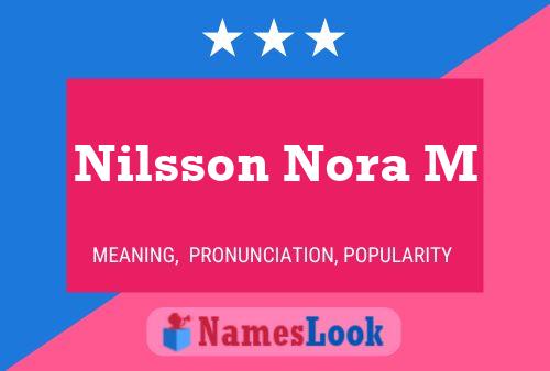 Póster del nombre Nilsson Nora M