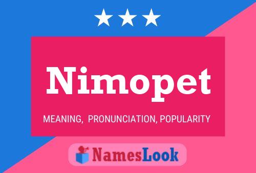 Póster del nombre Nimopet