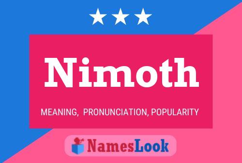 Póster del nombre Nimoth