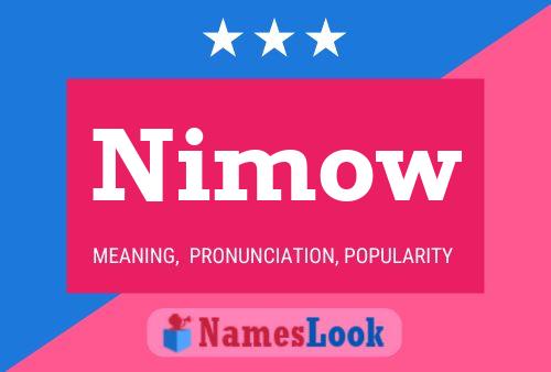 Póster del nombre Nimow