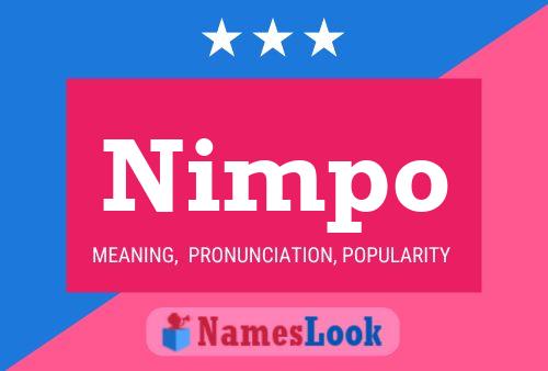 Póster del nombre Nimpo