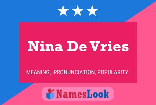 Póster del nombre Nina De Vries