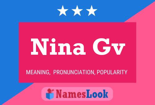 Póster del nombre Nina Gv