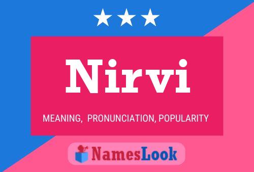 Póster del nombre Nirvi