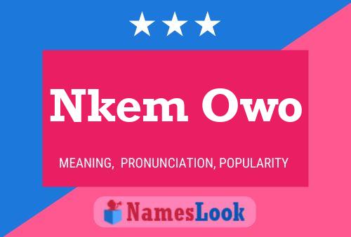 Póster del nombre Nkem Owo