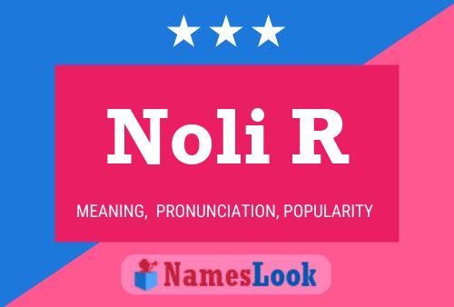 Póster del nombre Noli R