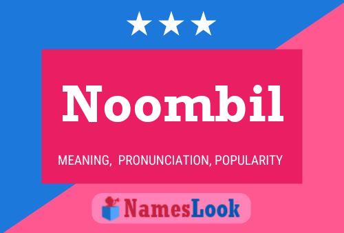 Póster del nombre Noombil