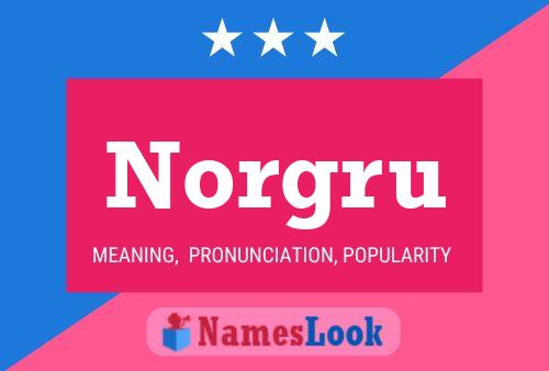 Póster del nombre Norgru