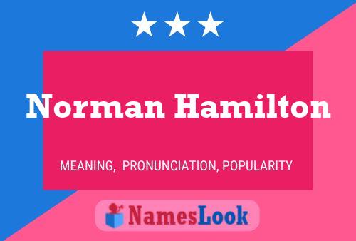 Póster del nombre Norman Hamilton