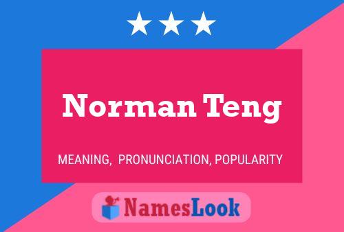 Póster del nombre Norman Teng