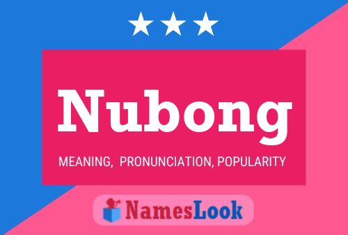 Póster del nombre Nubong