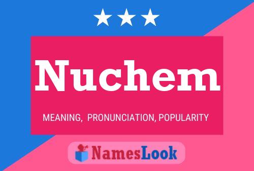 Póster del nombre Nuchem