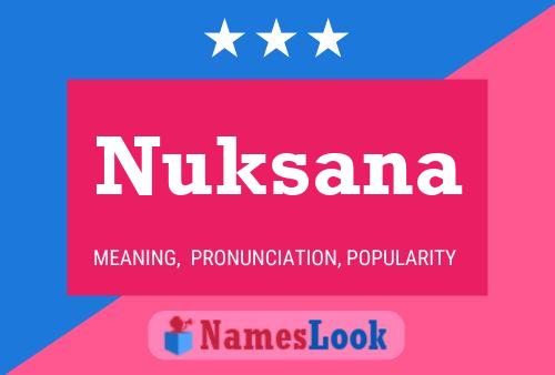 Póster del nombre Nuksana