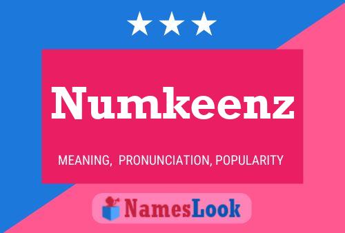 Póster del nombre Numkeenz