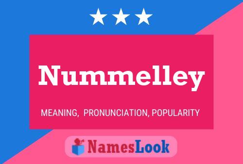 Póster del nombre Nummelley