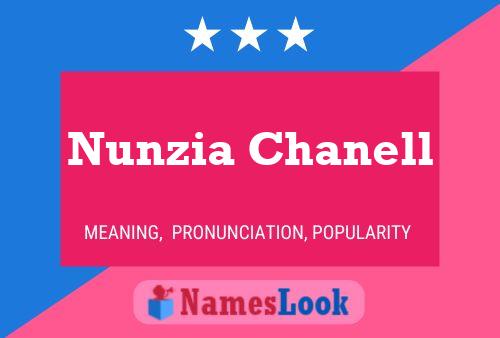 Póster del nombre Nunzia Chanell