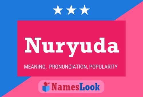 Póster del nombre Nuryuda