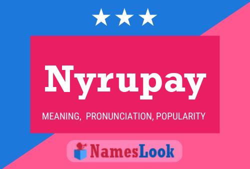 Póster del nombre Nyrupay