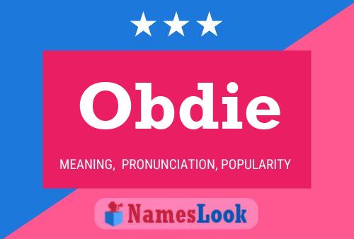 Póster del nombre Obdie