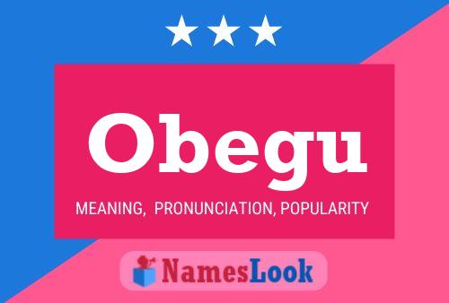 Póster del nombre Obegu