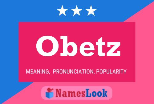 Póster del nombre Obetz