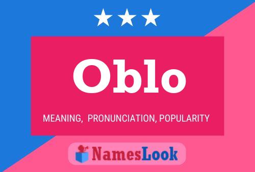 Póster del nombre Oblo