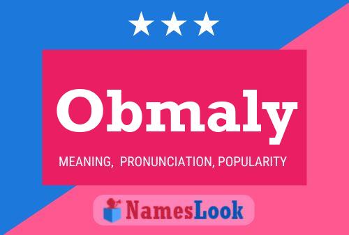 Póster del nombre Obmaly