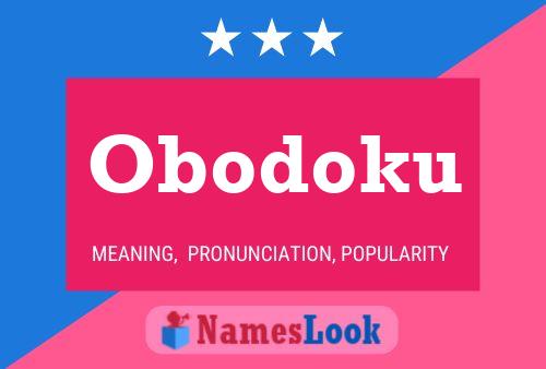 Póster del nombre Obodoku