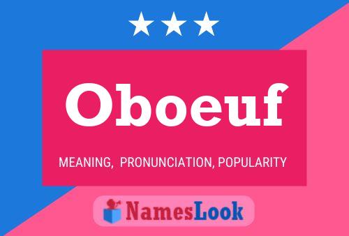 Póster del nombre Oboeuf