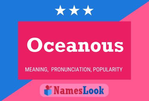 Póster del nombre Oceanous