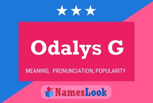 Póster del nombre Odalys G