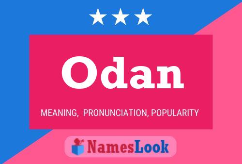 Póster del nombre Odan