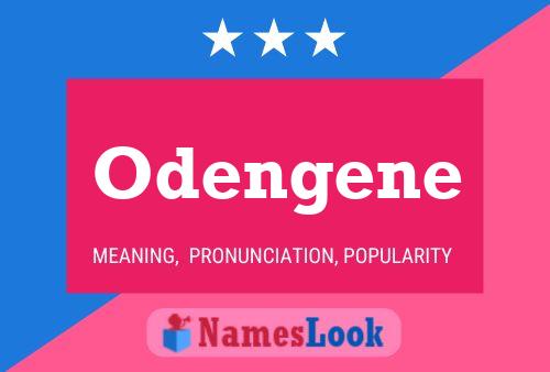 Póster del nombre Odengene